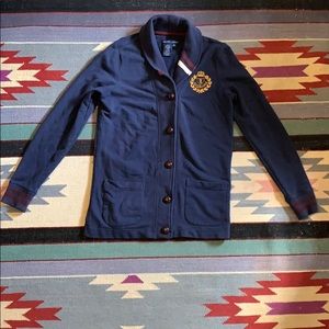 Ralph Lauren Navy Cardigan, Size S